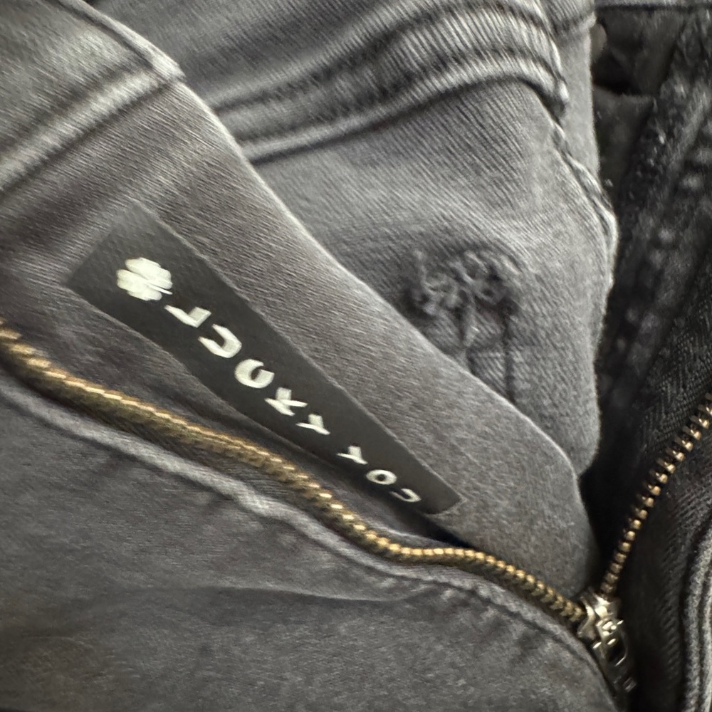 Lucky brand Women's Gray Skinny Jeans 27-29 size used - Picture 3 of 5